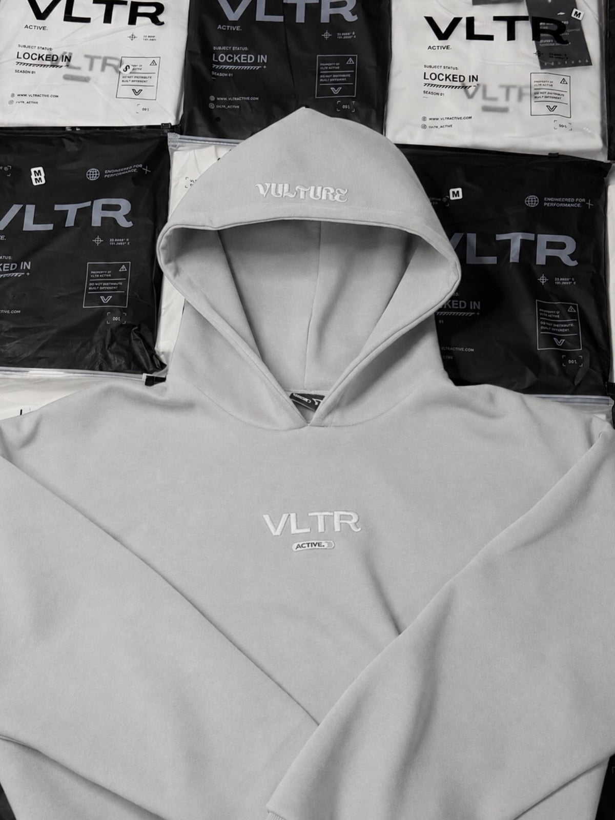 SEASON 1 hoodie ‘ASHEN’ grey (PRE-ORDER)