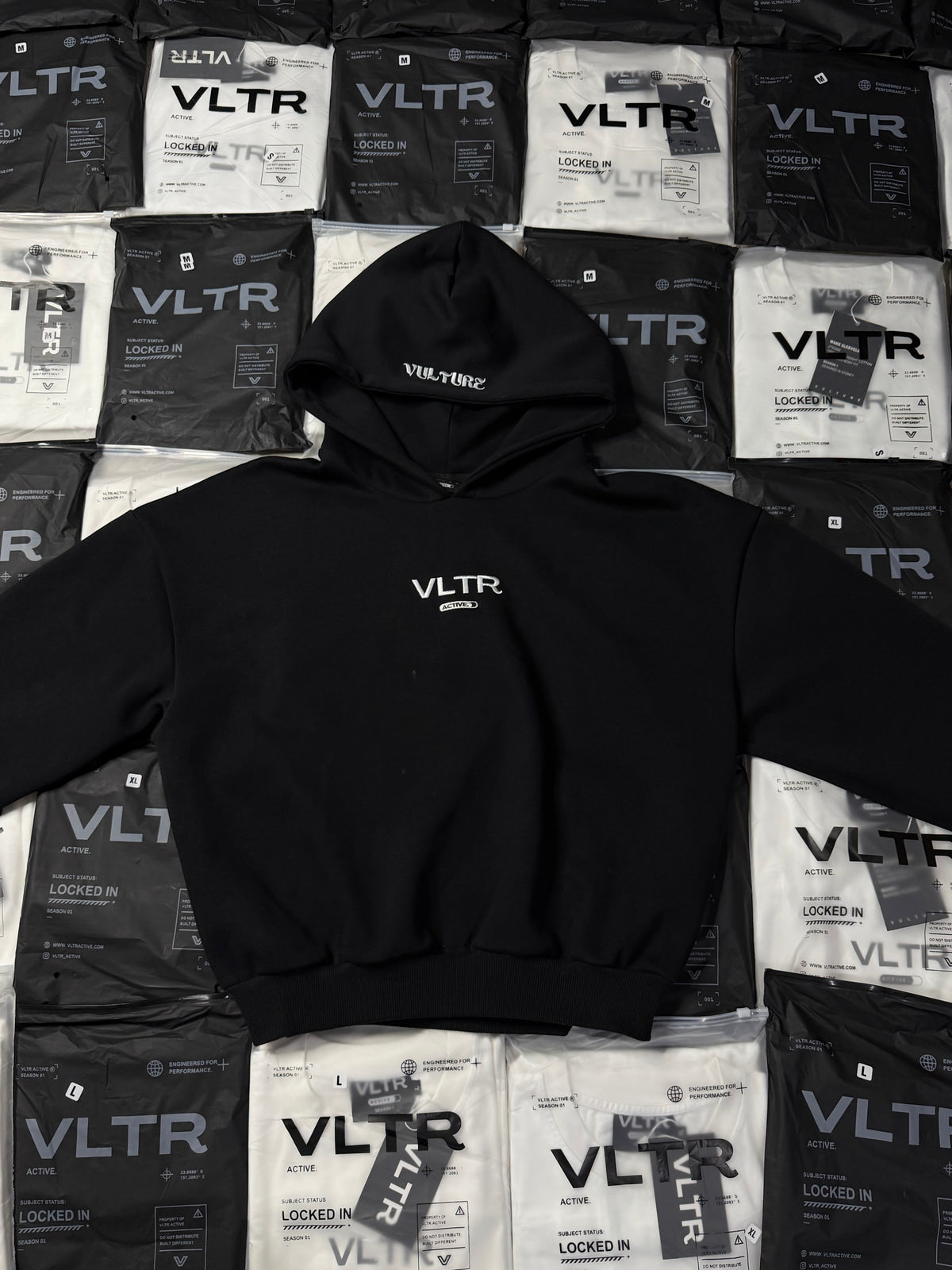 SEASON 1  Hoodie ‘UMBRA’ black (PRE-ORDER)