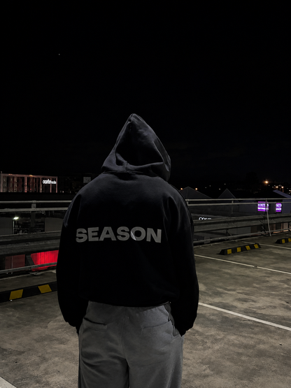 SEASON 1  Hoodie ‘UMBRA’ black (PRE-ORDER)
