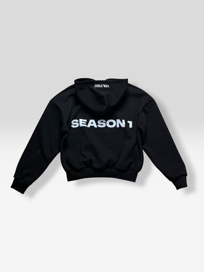 SEASON 1  Hoodie ‘UMBRA’ black (PRE-ORDER)