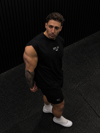 “WAKE” Sleeveless (ABYSS BLACK)