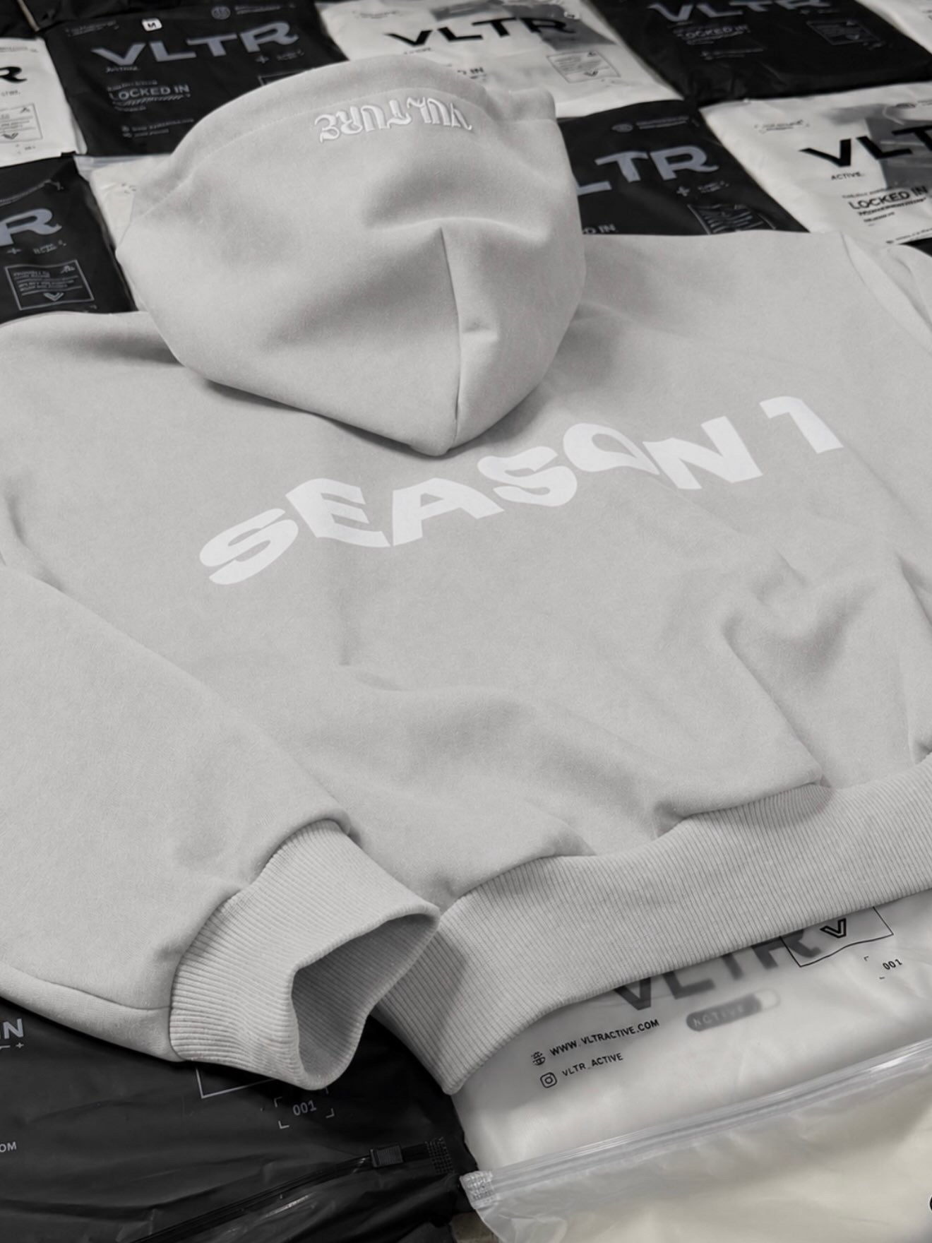 SEASON 1 hoodie ‘ASHEN’ grey (PRE-ORDER)