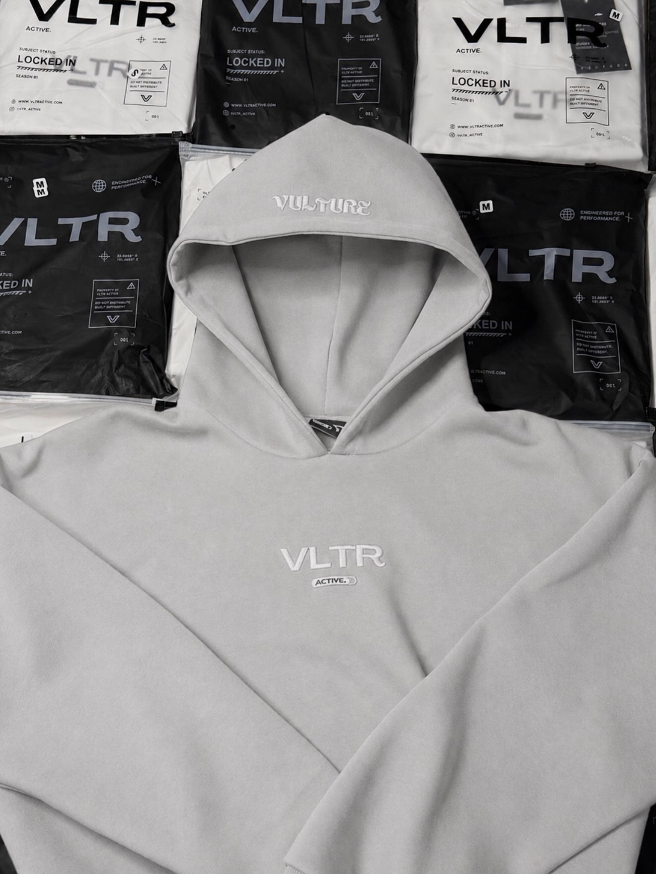 SEASON 1 hoodie ‘ASHEN’ grey (PRE-ORDER)