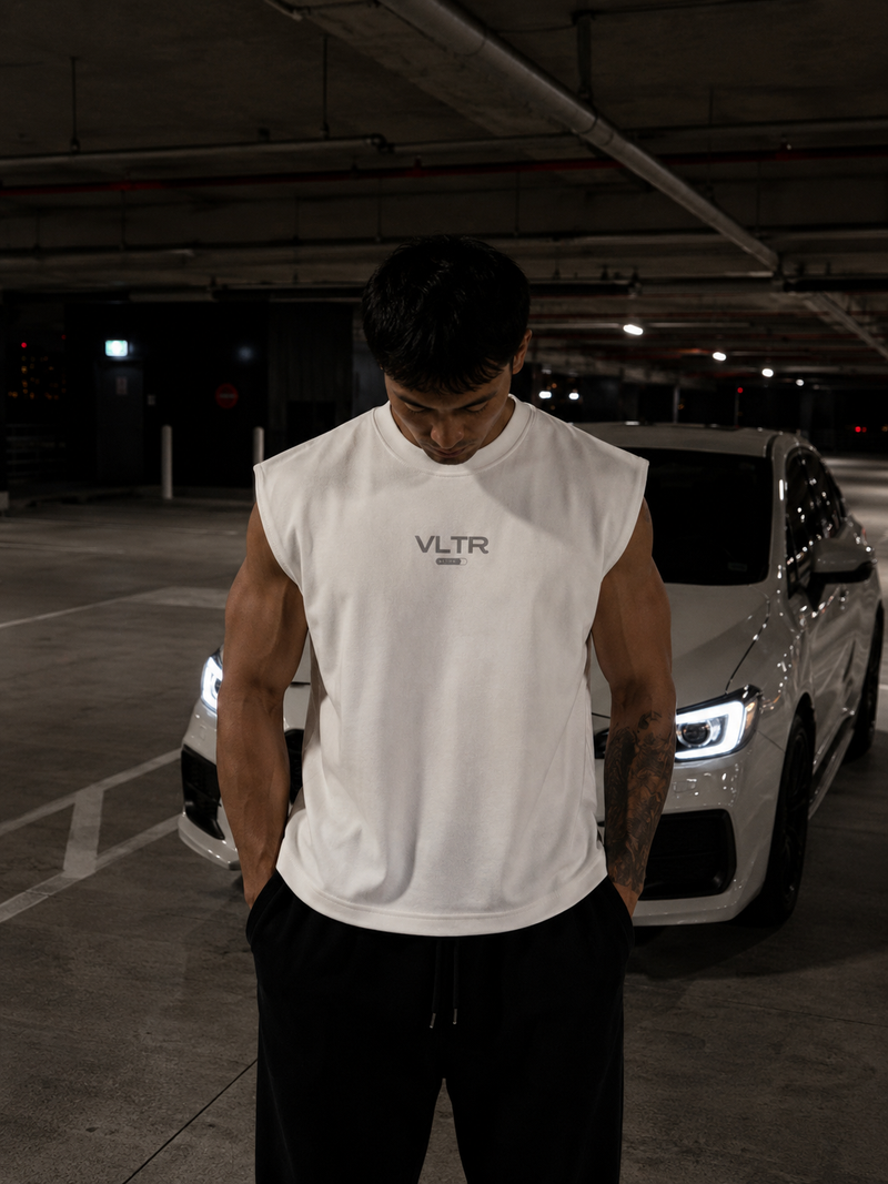 “WAKE” Sleeveless (VOID WHITE)