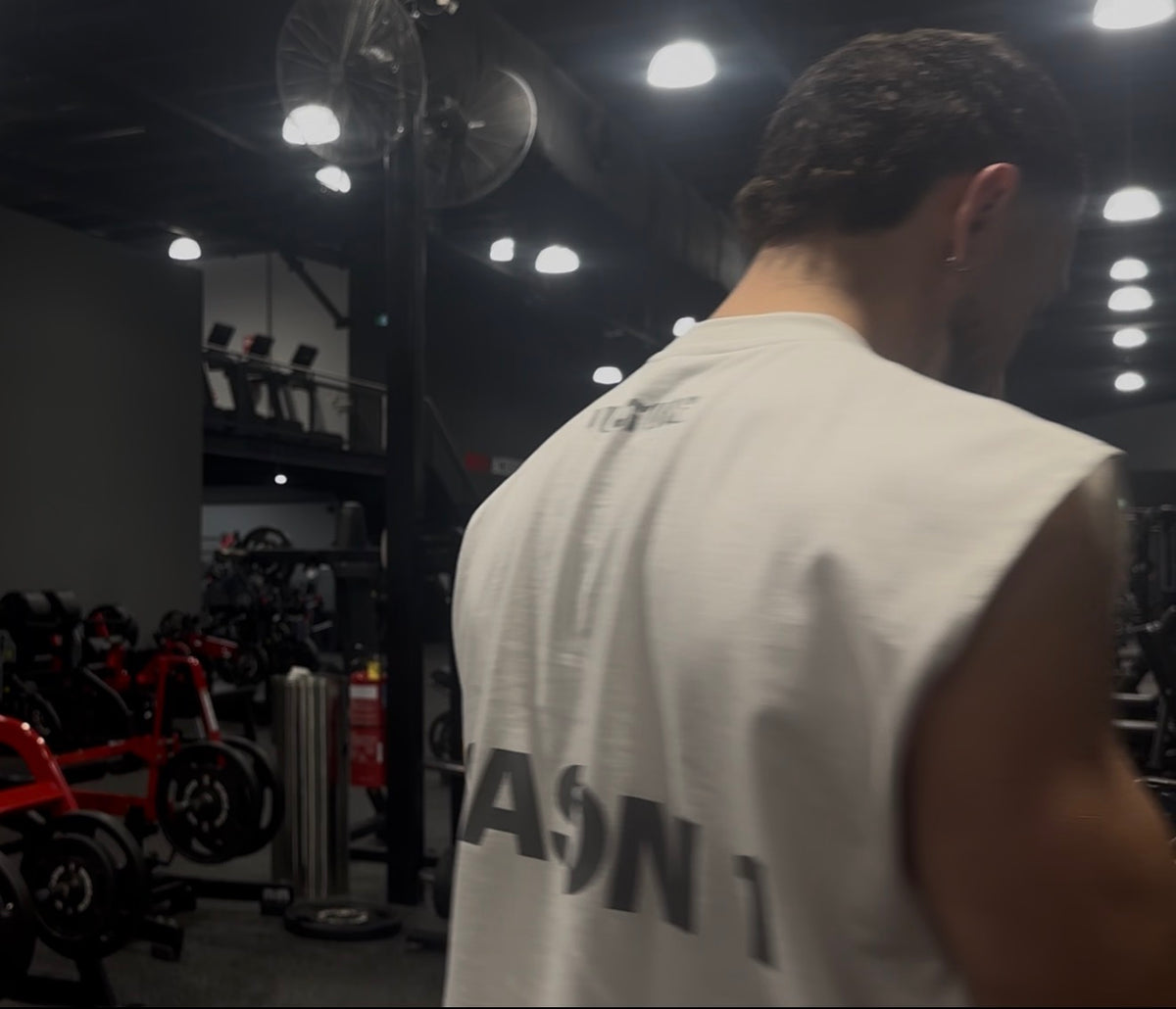 “WAKE” Sleeveless (VOID WHITE)